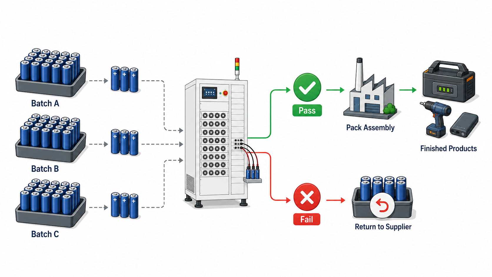 Smart sampling flow